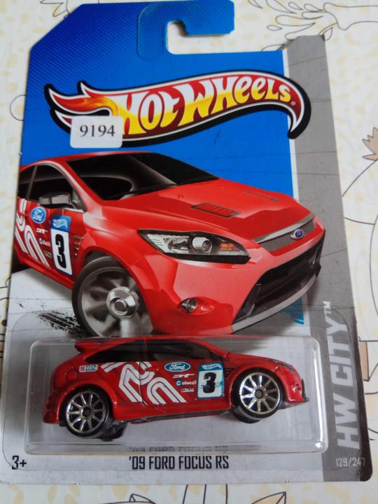 Hot Wheels 09 Ford Focus Rs Red Lazada Indonesia 0407