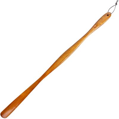 Long Shoehorn That Does Not Bend the Waist Wooden Shoehorn Bella Long 75cm Wood Fashionable Wood Grain