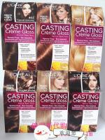 Loreal Russia hair dye milk cream luster royal jelly black tea cold brown platinum without ammonia