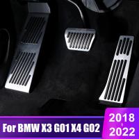 IX3กันลื่นสำหรับรถ BMW X3 G01 X4ที่พักเท้า G08 2018 2019 2020 2021 2022โฟมกรองสารชีวเคมีกันลื่นฝาครอบเหยียบ