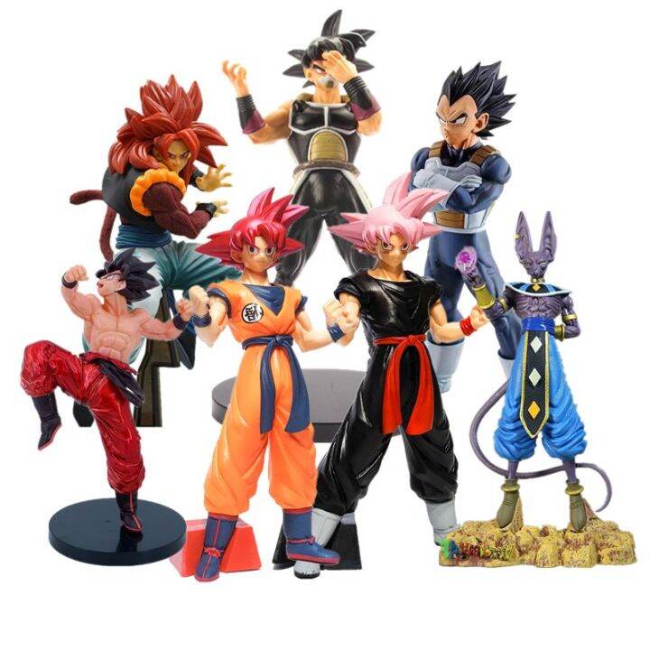 Dragon Ball Anime PVC Characters Super Five Goku Broly Vegeta Beerus ...