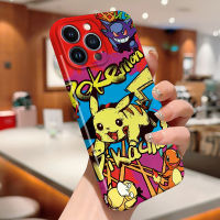 พร้อมเคสสำหรับ Apple iPhone 12 Pro Max Pokémn Pikacu ดีไซน์รวมทุกอย่างกรณีโทรศัพท์ฟิล์มฝาครอบเคสปกป้องกล้องแบบเต็มรูปแบบ