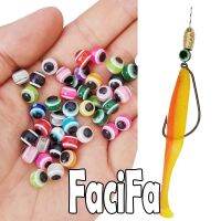 【hot】✚☌ 50 or 25 pcs Fishing Beads for Soft 6mm 8mm Mixed Color bead Taxes Rig Tackle Accessories