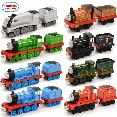 ของเล่นทั้งหมด Thomas And Friends ชุดรางรถไฟเจมส์ดยุค Petcy เฮนรี่1:43ของเล่นการศึกษาเด็กแบบจำลองการขนส่งรถไฟแม่เหล็กอัลลอย