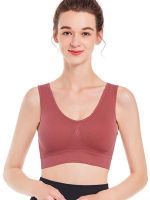 Womens seamless Bra No pad Brassiere Underwear chest sleep yoga sports bra vest Big Size Top Cotton Bralette