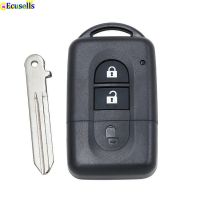 New Remote key Shell Case Fob 2 Button for Nissan Micra X-trail Qashqai Juke Duke Pathfinder Note with uncut key blade