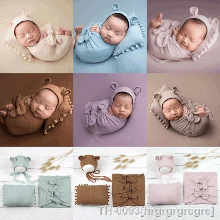 hrgrgrgregre-rec-m-nascido-fotografia-swaddle-set-chap-u-urso-travesseiro-foto-costumes-est-dio-props-roupas-arcos-meninos-meninas-3pcs