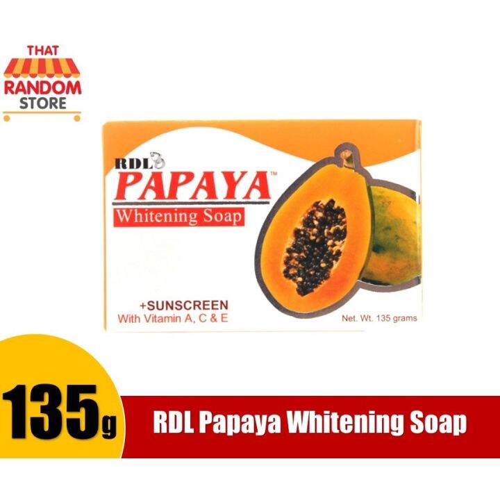 RDL Papaya Whitening Soap Lazada