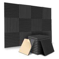 12 Pack Self-Adhesive Acoustic Panels Sound Proof Foam Panels High Density Soundproofing Wall Panels For Home