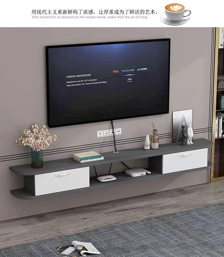 Modern Minimalist Hanging Tv Cabinet