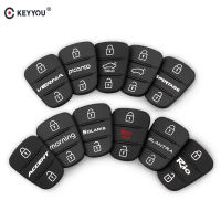 KEYYOU รถ Key Case ยาง Pad สำหรับ Hyundai Kia Picanto RIO Solaris Accent Tucson L10 L20 L30 Rio Ceed Morning Elantra VERNA