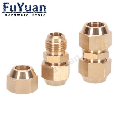 【CW】1pcs Flared ss Straight through fittings mm Tube connector Fitting Air conditioning extension tool Fitting