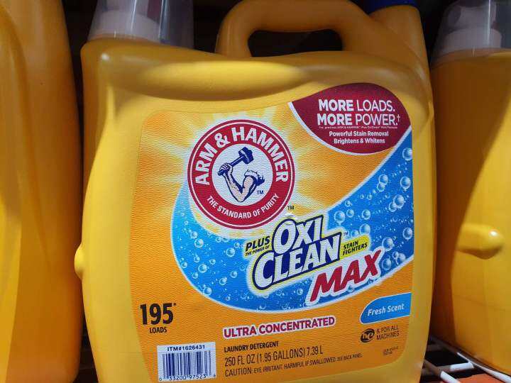 Arm & Hammer plus OxiClean Max Liquid Laundry Detergent 250 fl. oz, 7