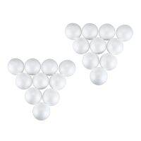 20 x Christmas Decoration Modelling Craft Polystyrene Foam Ball Sphere 10cm---White