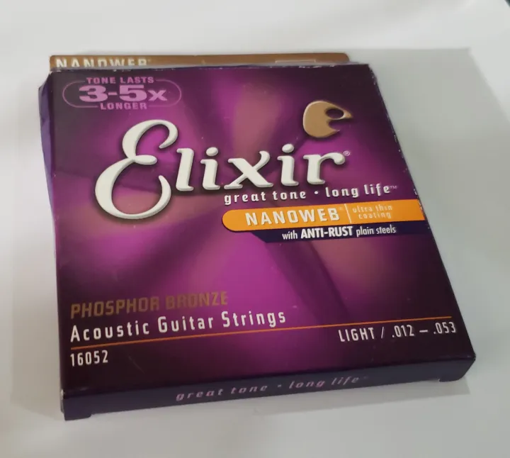 Elixir Guitar Strings Light NANOWEB Bundle pack Lazada PH