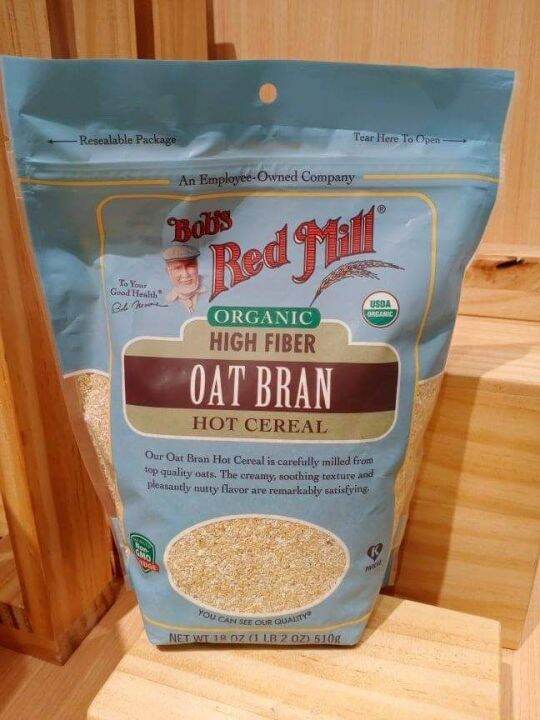 Bob's Red Mill Organic High Fiber Oat Bran Hot Cereal 510g. | Lazada PH