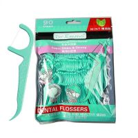 Hot Sale!! 90pcs Dental Floss Flosser Picks Toothpicks Teeth Stick Tooth Cleaning Interdental Brush Dental Floss Pick