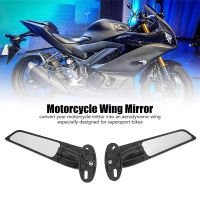 2PCS Modified Motorcycle Mirrors For Yamaha YZF R25 R3 R15 R6 R6s V2 V3 R1 Wind Wing Adjustable Rotating Rearview Mirror Side