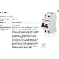 ( โปรโมชั่น++) คุ้มค่า ABB S201M, S202M-C63 Breaker เบรคเกอร์ 2P 63A จัดส่งเลย!  ราคาสุดคุ้ม เบรค เกอร์ ชุด เบรก เกอร์ วงจร เบรก เกอร์ เบรก เกอร์ 60a