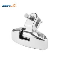 ❡❉ Stainless Steel 316 Boat Bimini Top Mount Swivel Deck Hinge With Rubber Pad Quick Release Pin Marine Accessories