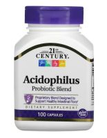 21st Century Acidophilus Probiotic Blend 100 Capsules โปรไบโอติค ช่วยระบบขับถ่าย ระบบย่อยอาหาร