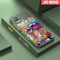 เคส JIUMOO สำหรับ Infinix Hot 10S Hot 10S NFC Hot 10T เคสในแดนมหัศจรรย์ลายการ์ตูนอลิซกรอบแข็งกันแรงกระแทกแบบบางนิ่มเคสโทรศัพท์มีลายคลุมทั้งหมดป้องกันเลนส์กล้อง