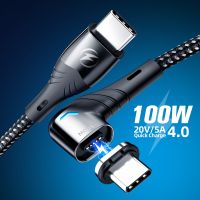 ◕ 100W Magnetic Cable Type C to Type C Cable for Redmi Note 9s Huawei P40 PD Fast Charging for MacBook Pro QC4.0 Data Cable Cord