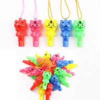 Plastic Whistle Referee Sport Rugby Whistles Soccer Basketball Party Training School Cheerleading Tools With Rope Kids DIY Survival kits