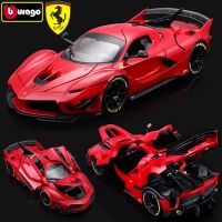 Bburago รถ1:18เฟอร์รารี FXX Kevo โลหะผสมรถของเล่นแบบไฟฟ้าสถิตรถของเล่นโมเดลรถของเล่นสำหรับเด็กผู้ใหญ่