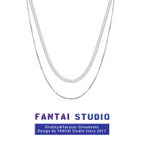 FANTAI เครื่องประดับเท่ๆสร้อยห่วงโซ่ลายกระดกงูสไตล์ฮิปฮอปสำหรับผู้หญิงดีไซน์เฉพาะส่วนไหปลาร้าขั้นสูงแบบเรียบง่าย