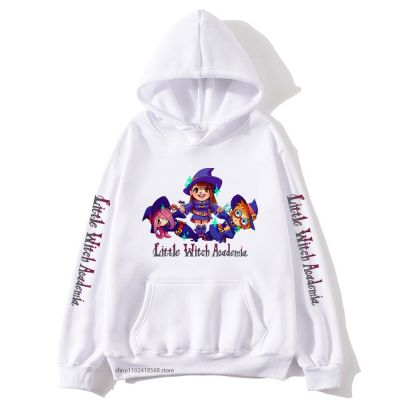 Little Witch Academia Hoodies Kawaii Comic Sweatshirts Cute Anime Pullover Funko Pop Men/Clothes Cartoon Pullovers Size XS-4XL