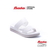 Bata Comfit บาจา คอมฟิต รองเท้าแตะ รองเท้าเพื่อสุขภาพ ใส่ลำลอง พื้นนิ่ม ใส่สบาย สำหรับผู้หญิง รุ่น Alisa สีขาว 6611678