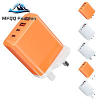 Mfqq【สต๊อกพร้อมแล้ว】?USB บล็อคเครื่องชาร์จติดผนัง65W 4พอร์ตจัดส่งพลังงานบล็อกสำหรับชาร์จเร็วปลั๊กตัวแปลงที่ชาร์จโทรศัพท์แท็บเล็ต