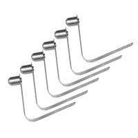 Tongina 6 ชิ้น 8mm edelstahl KAYAK Paddle Spring clips-คลิปเสาเต็นท์-SNAP