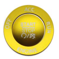 Engine Start Stop Button Knob Cover + Ring Trim Accessories for 2015-2020 Charger