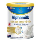 Hộp 400g Alphamilk Sữa Non Canxi Tổ Yến Giúp Tăng Cường Miễn Dịch