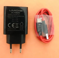 Pengecas Perjalanan Asal ปลั๊กตัวแปลง Jenis C Kabel untuk UMIDIGI A9 Pro Helio P60 Octa Core 6.3 "Penghantaran Percuma FHD