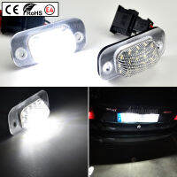 2Pcs รถ LED ใบอนุญาตจำนวนแผ่นโคมไฟสำหรับที่นั่ง Ibiza Cordoba Vario 6K VW Golf 3 Hatchback CabrioletPolo MK3 6K