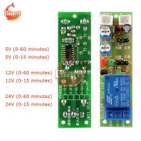 DC 5V 12V 24V Adjustable Cycle Delay Switch Relay Module 15min 60min Timer Control PLC Module Multifunctional Time Delay Relay Electrical Circuitry Pa