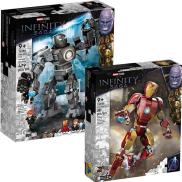 Siêu anh hùng 76206 Iron Man Robot nhân vật MK1 Iron Overlord Battle 76190