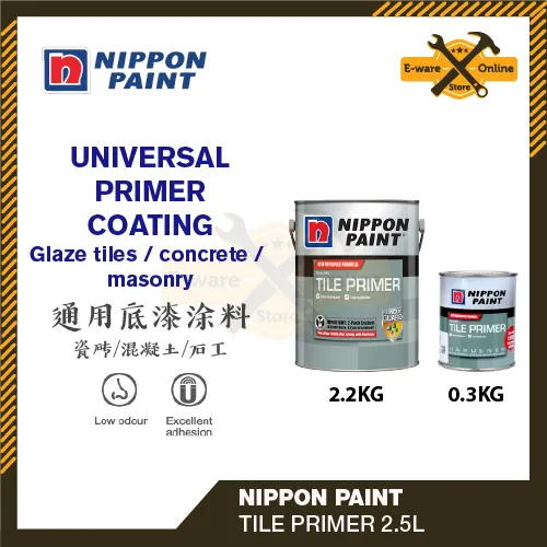 Nippon Paint 2.5L Tile Primer Two Component Water Thinned Epoxy Primer