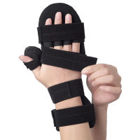 Stroke Resting Hand Splint by Sylong - Carpal Tunnel Wrist Brace Night Immobilizer, Finger Stabilizer Wrap - for Muscle Atrophy Rehabilitation, Arthritis, Tendonitis, Carpal Tunnel Pain