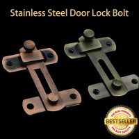 Bronze/Red Bronze Stainless Steel Door Lock Bolt with Screws Heavy Duty Hasp Latches Doors Lock Slide Gate Latches  Lock Parts Door Hardware Locks Met