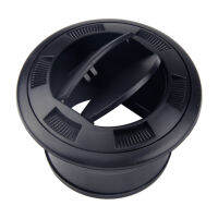 DWCX Black Plastic Car Closeable Rotatable 75mm Air Outlet Fit for Webasto Eberspacher Heater