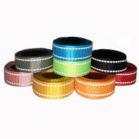 5 Meters 15mm 58" Polyester Webbing Ribbon With Reflective Strip Backpack Strap DIY Craft Collar Leash Accessories