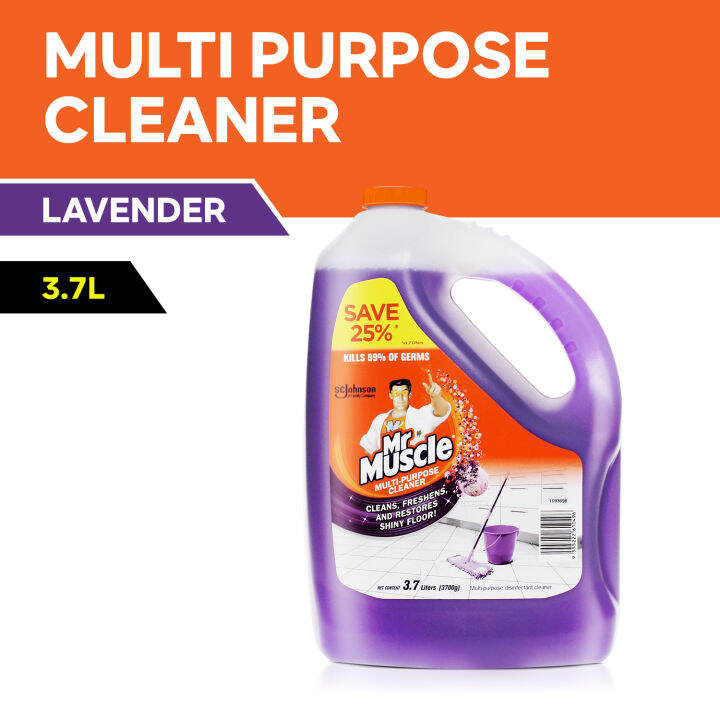 Mr. Muscle All Purpose Cleaner 3.7L Lavender Lazada PH