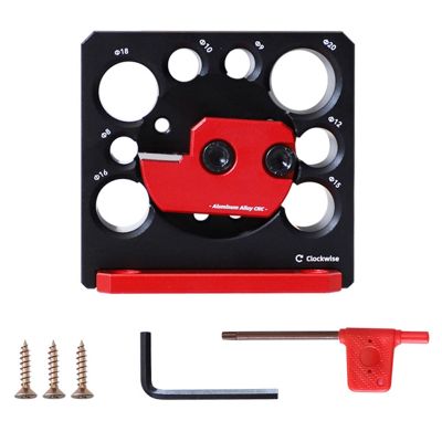 1Set Adjustable Dowel Maker Jig 8Mm-20Mm with Carbide Blades Woodworking Electric Drill Milling Dowel Auxiliary Tool Woodworking Fixture