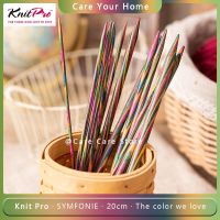 卍¤♦ Knitpro Symfonie 20cm Double Pointed Wooden Knitting Needles Sweater Knitting Products All For Knitting Sticks Diy Wood Crafts