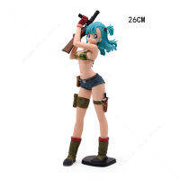 อะนิเมะ D Ragon B All รูปกระต่ายสาว Bulma พรางชุดว่ายน้ำพีวีซีแอ็คชั่นของเล่นรุ่น26เซนติเมตรสร้างสรรค์ตกแต่งตุ๊กตา