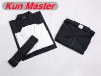 Hakama Martial Arts Apanese Kendo Laido Aikido Hapkido Hakama Martial Arts Uniform Kendogi+Hakama+Underwear+Belt) Black And Blue